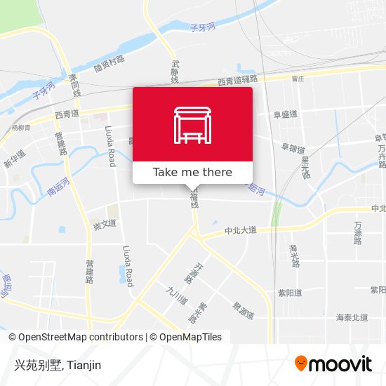 兴苑别墅 map