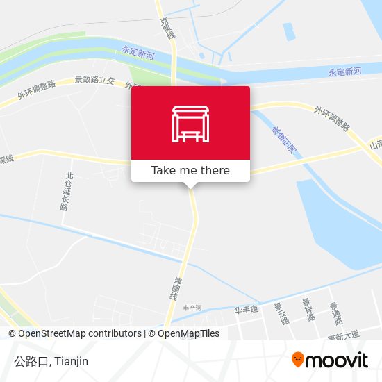 公路口 map