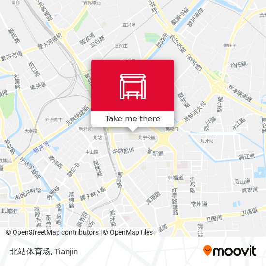 北站体育场 map