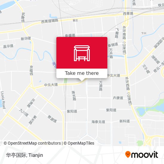华亭国际 map