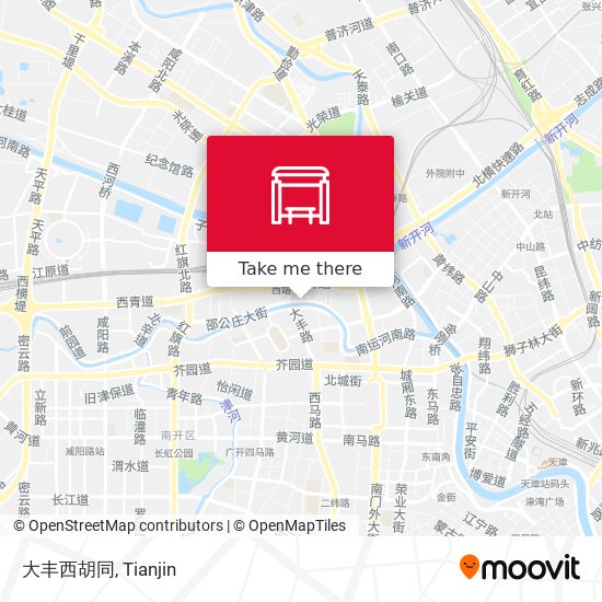 大丰西胡同 map