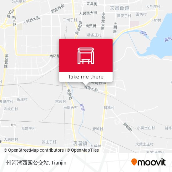 州河湾西园公交站 map