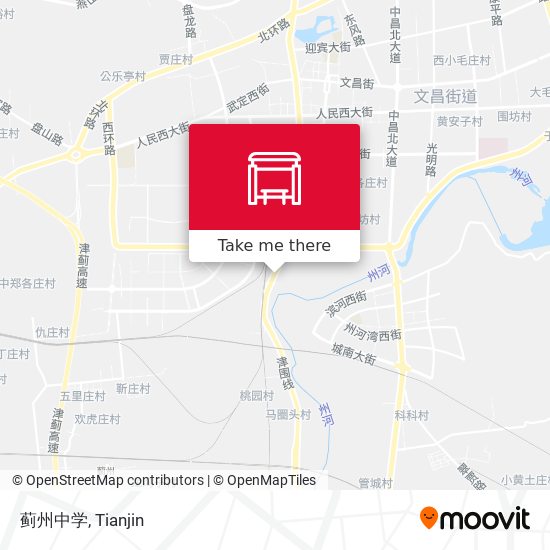 蓟州中学 map