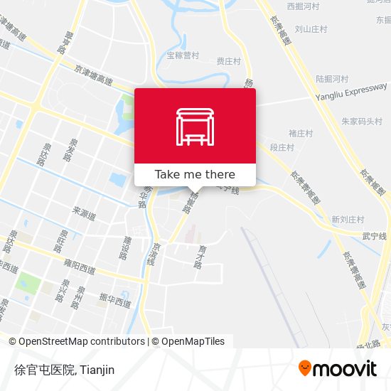 徐官屯医院 map
