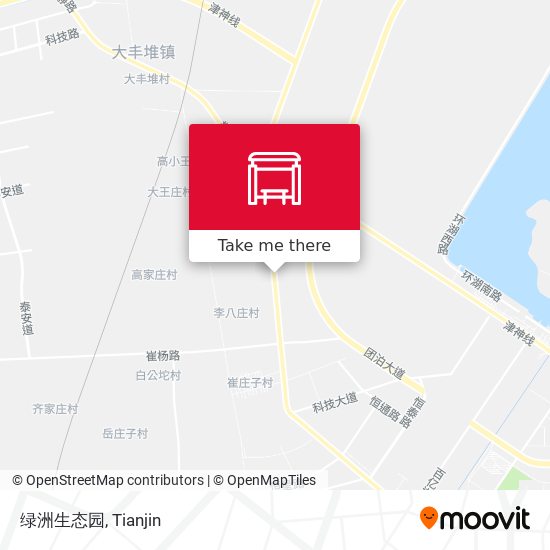 绿洲生态园 map