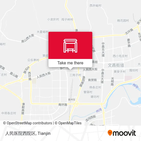 人民医院西院区 map