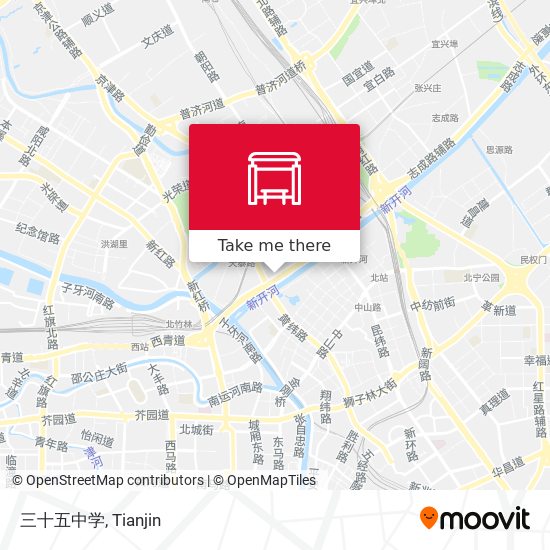 三十五中学 map