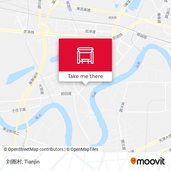 刘圈村 map