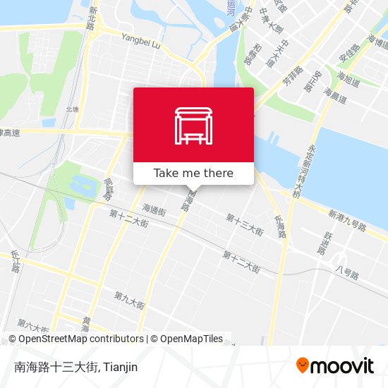 南海路十三大街 map