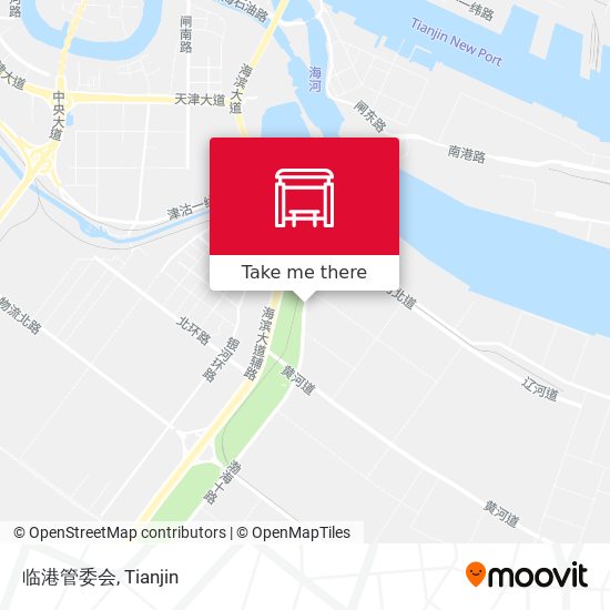 临港管委会 map