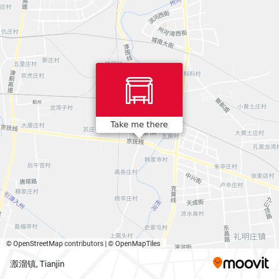 溵溜镇 map