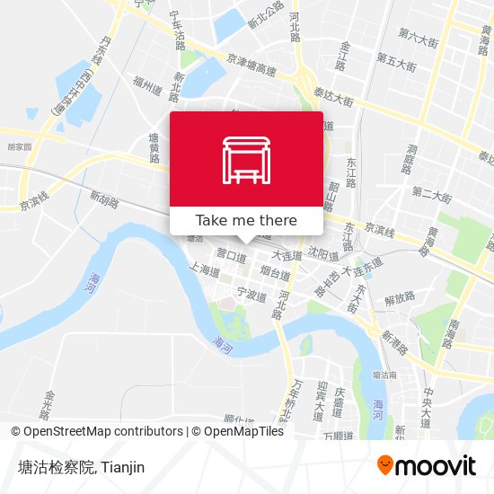 塘沽检察院 map