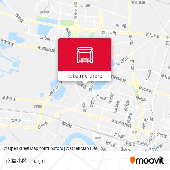 南益小区 map