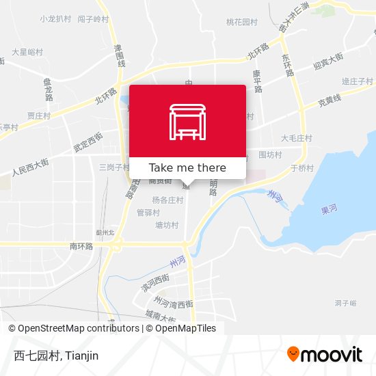 西七园村 map