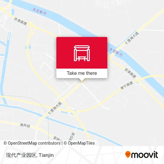 现代产业园区 map