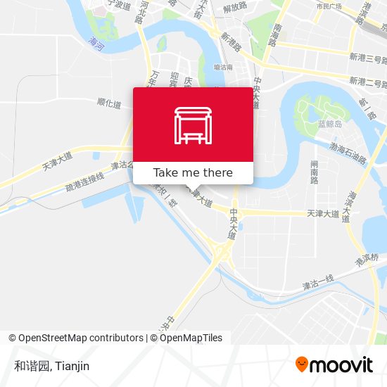 和谐园 map