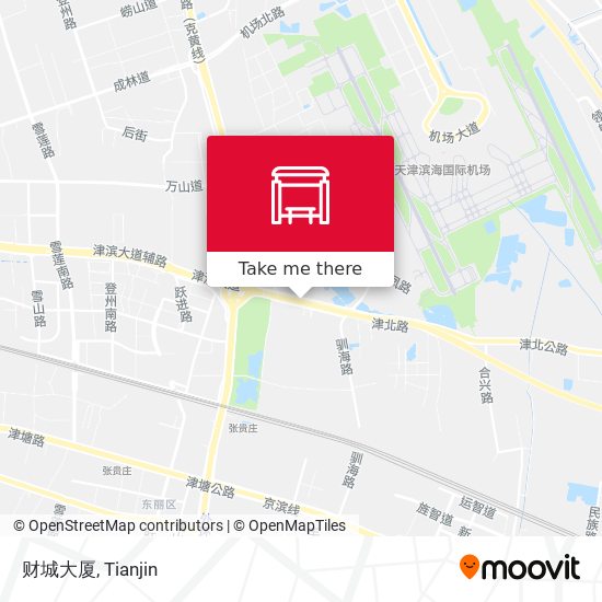 财城大厦 map