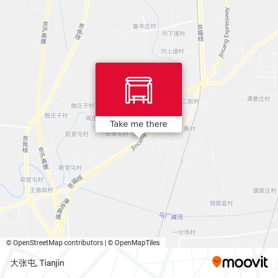 大张屯 map