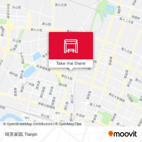 晴景家园 map