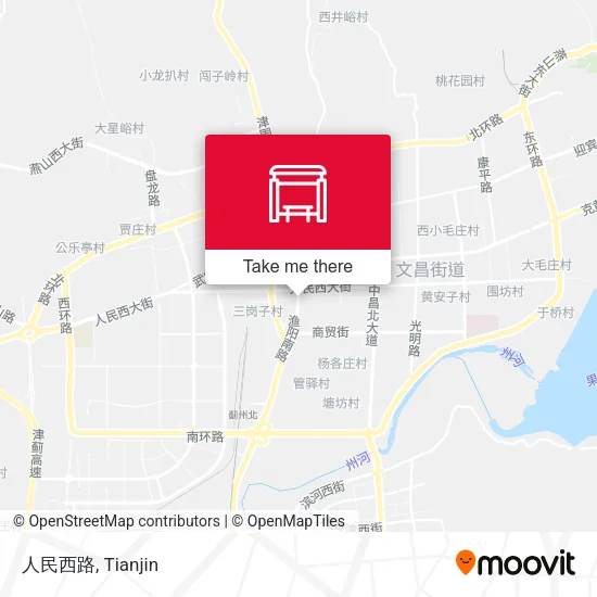 人民西路 map