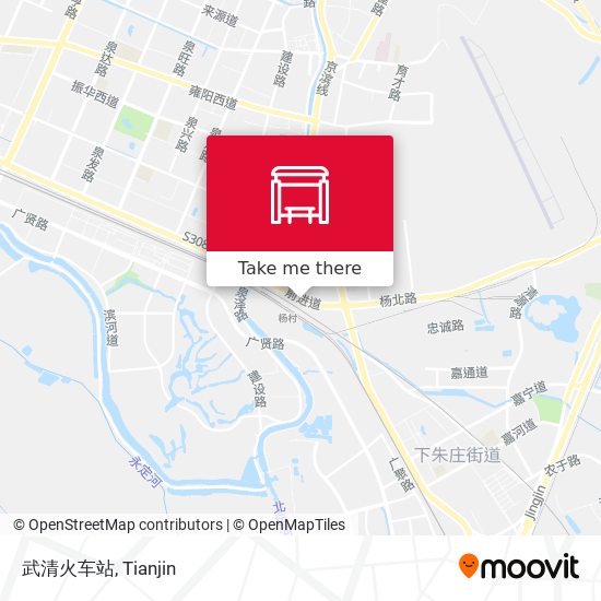 武清火车站 map