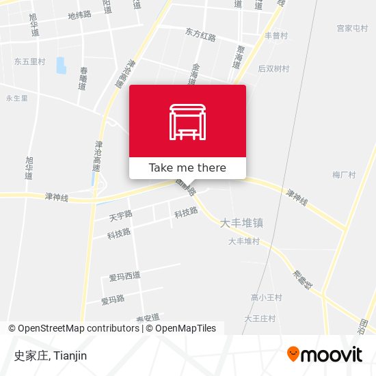 史家庄 map