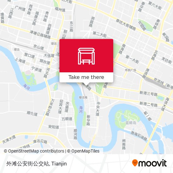 外滩公安街公交站 map