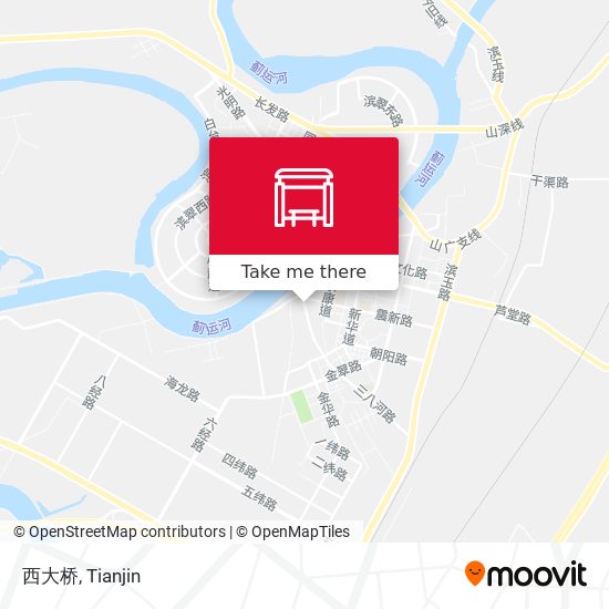 西大桥 map