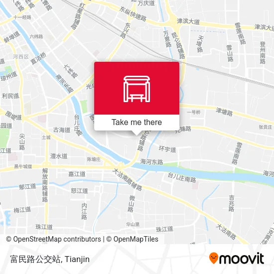 富民路公交站 map