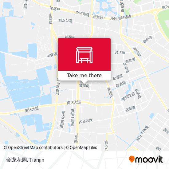 金龙花园 map