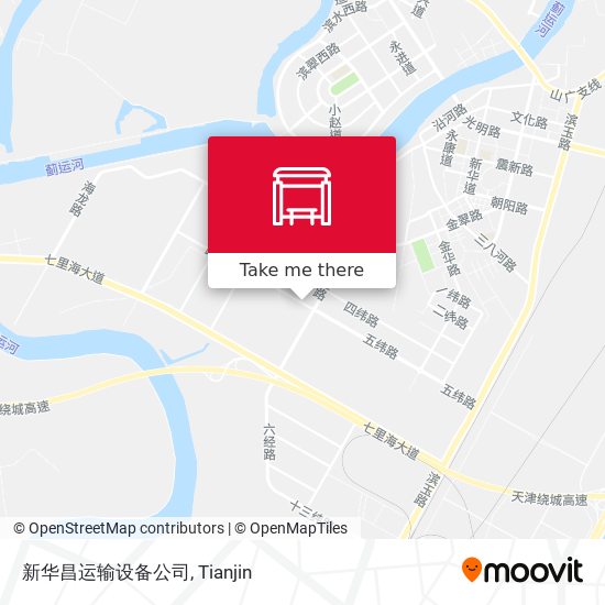 新华昌运输设备公司 map