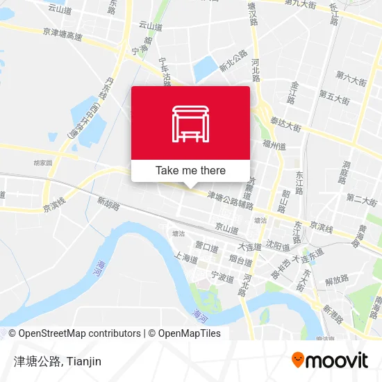 津塘公路 map