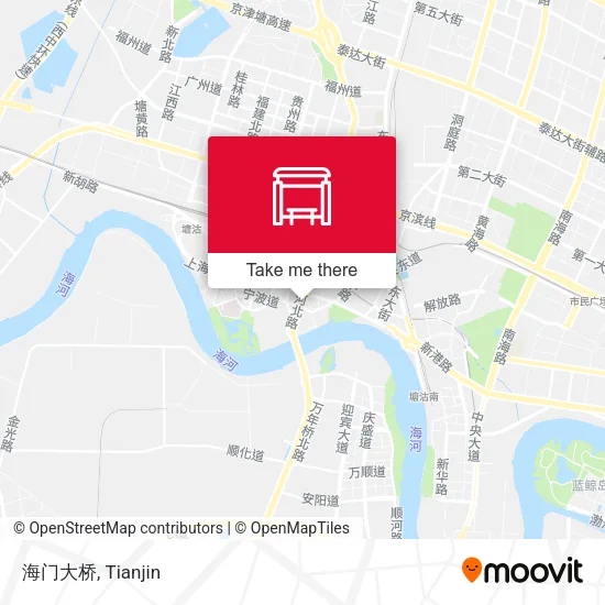 海门大桥 map