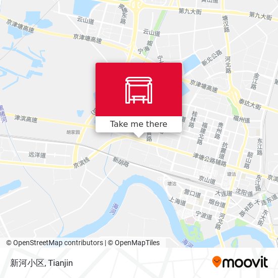 新河小区 map