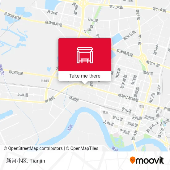 新河小区 map