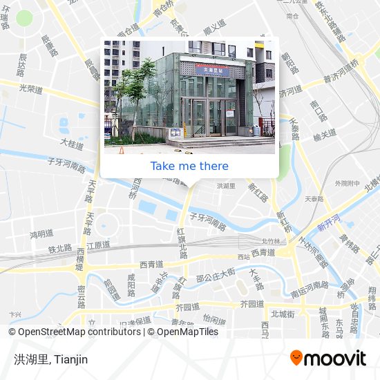 洪湖里 map