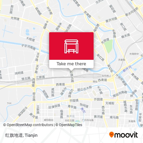红旗地道 map