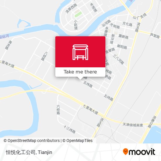 恒悦化工公司 map