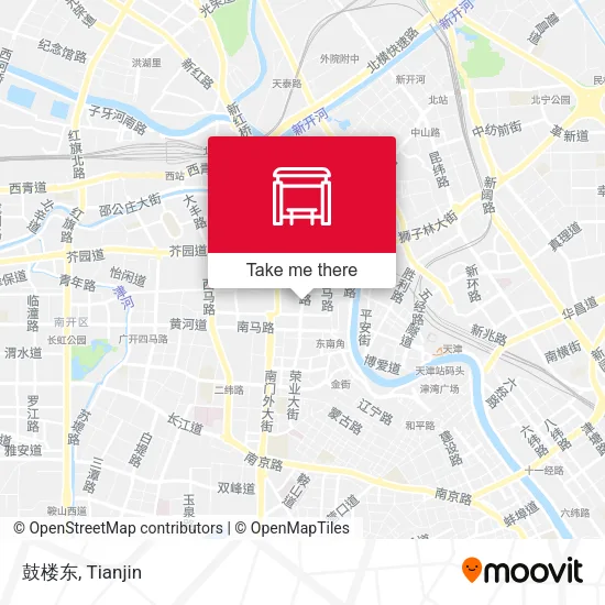 鼓楼东 map