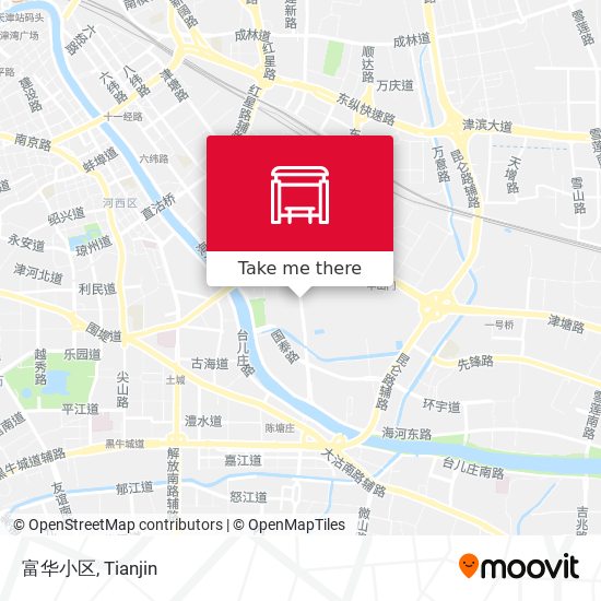 富华小区 map
