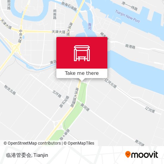 临港管委会 map