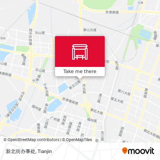 新北街办事处 map