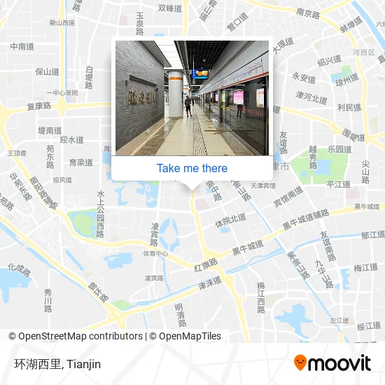 环湖西里 map