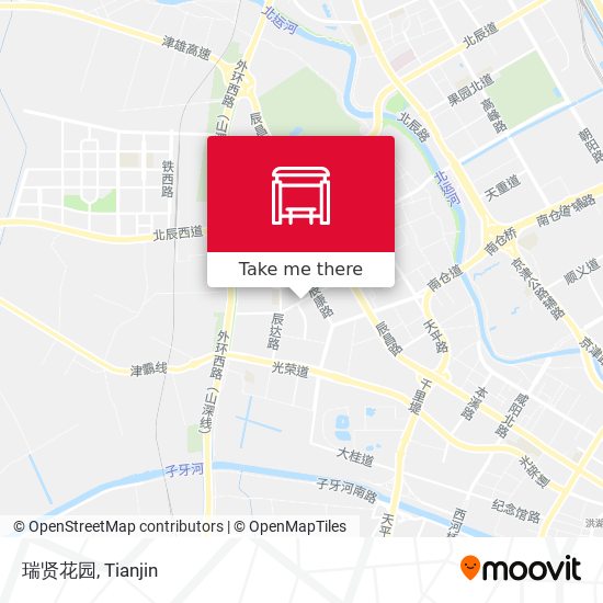 瑞贤花园 map