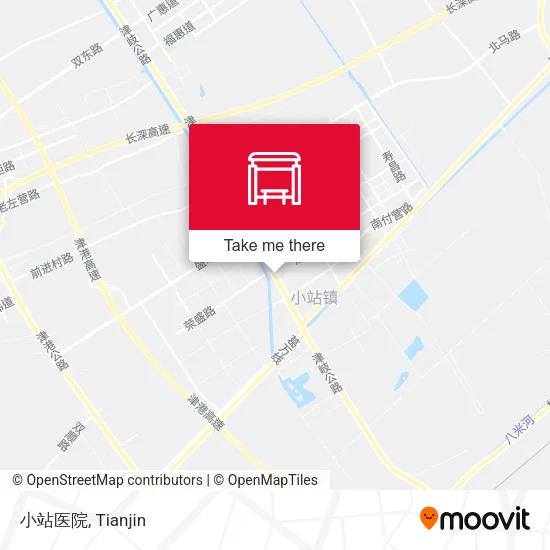 小站医院 map