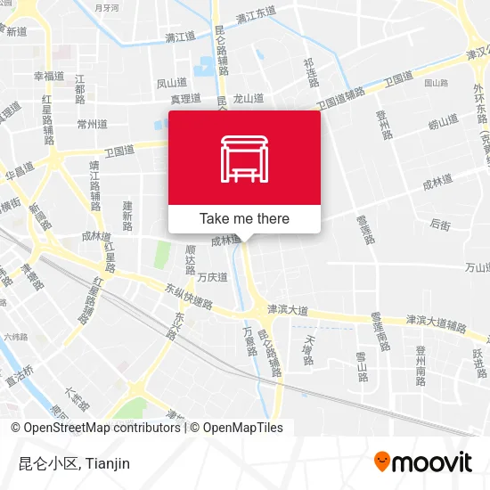 昆仑小区 map
