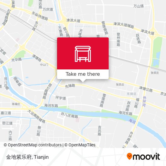 金地紫乐府 map