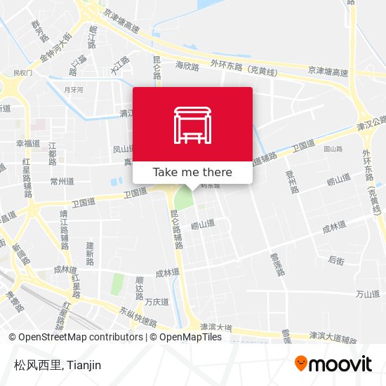 松风西里 map