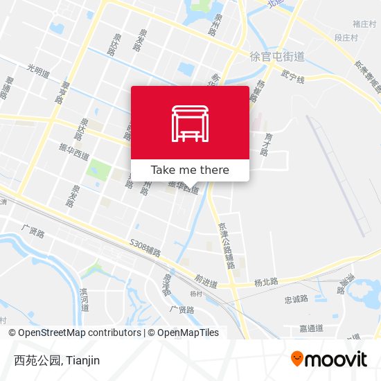 西苑公园 map