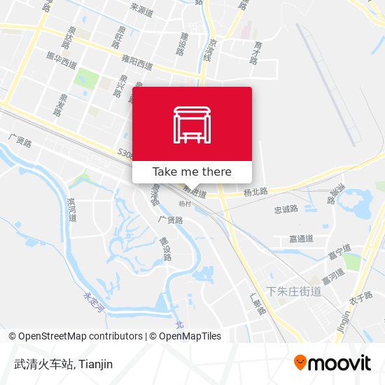 武清火车站 map